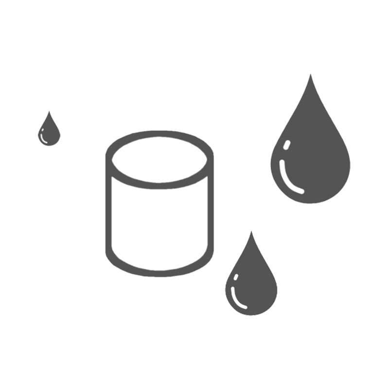 吸水吸濕 - 強調吸濕簡圖