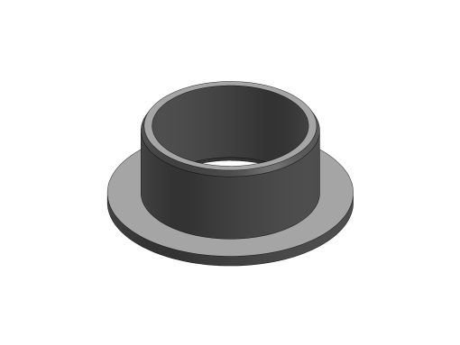 Self-lubricating flange bushing - DFB1416082202-904B1