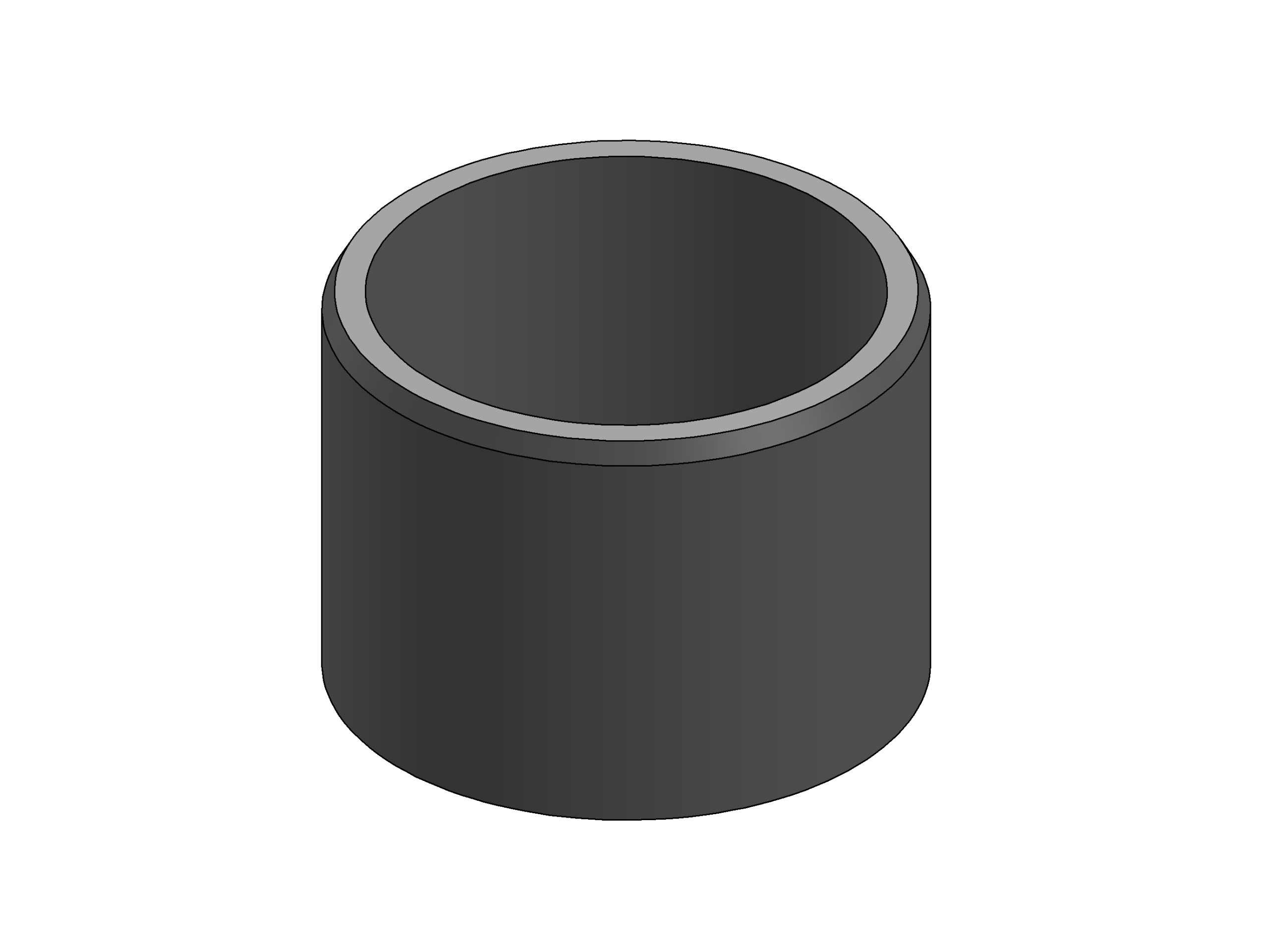 Self-lubricating bushing - DBH12141003-904B1