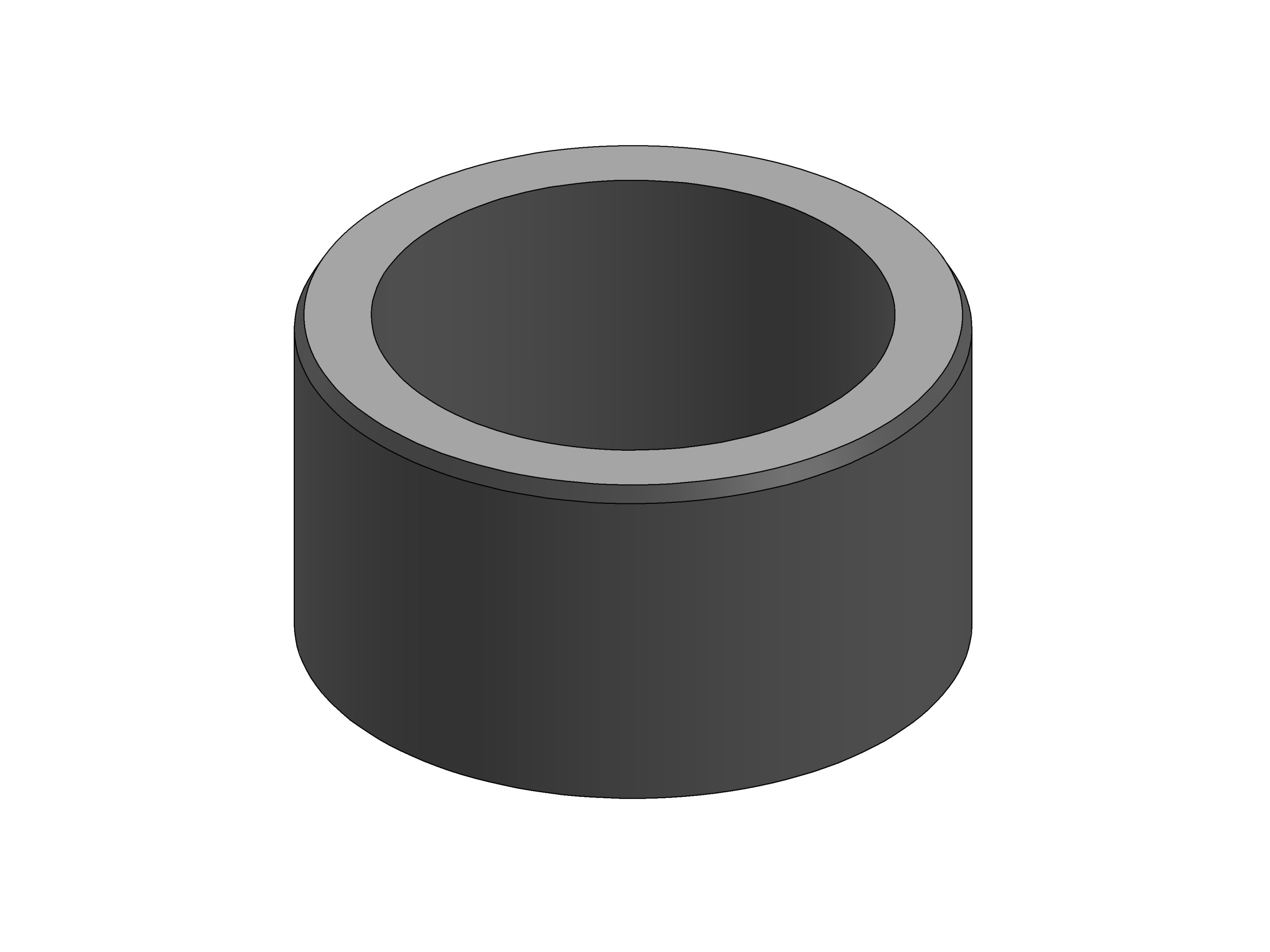 Self-lubricating bushing - DBH16201101-904B1